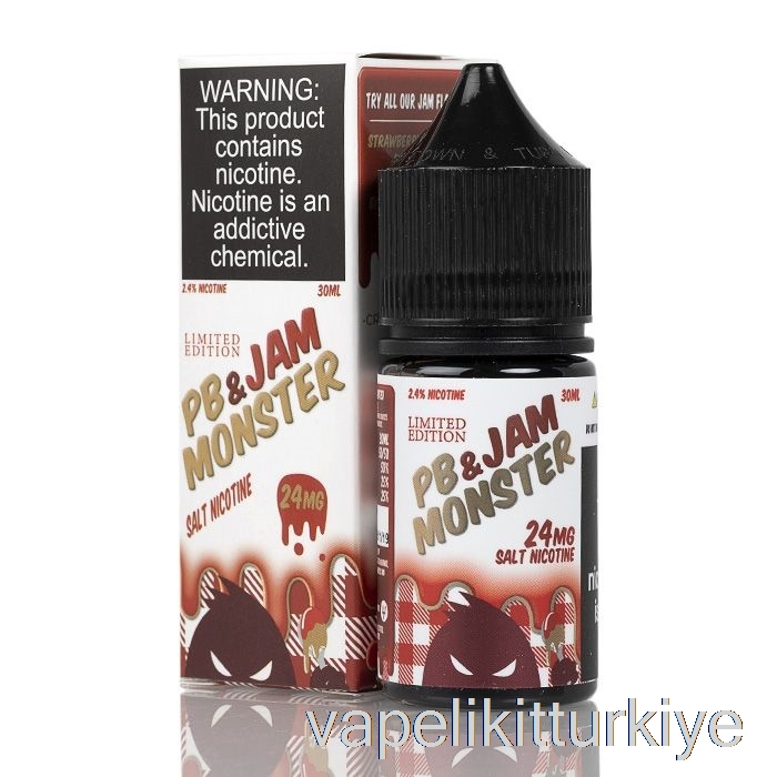 Vape Elektronik Sigara çilek - Pb Ve Reçel Canavar Tuzları - 30ml 48mg